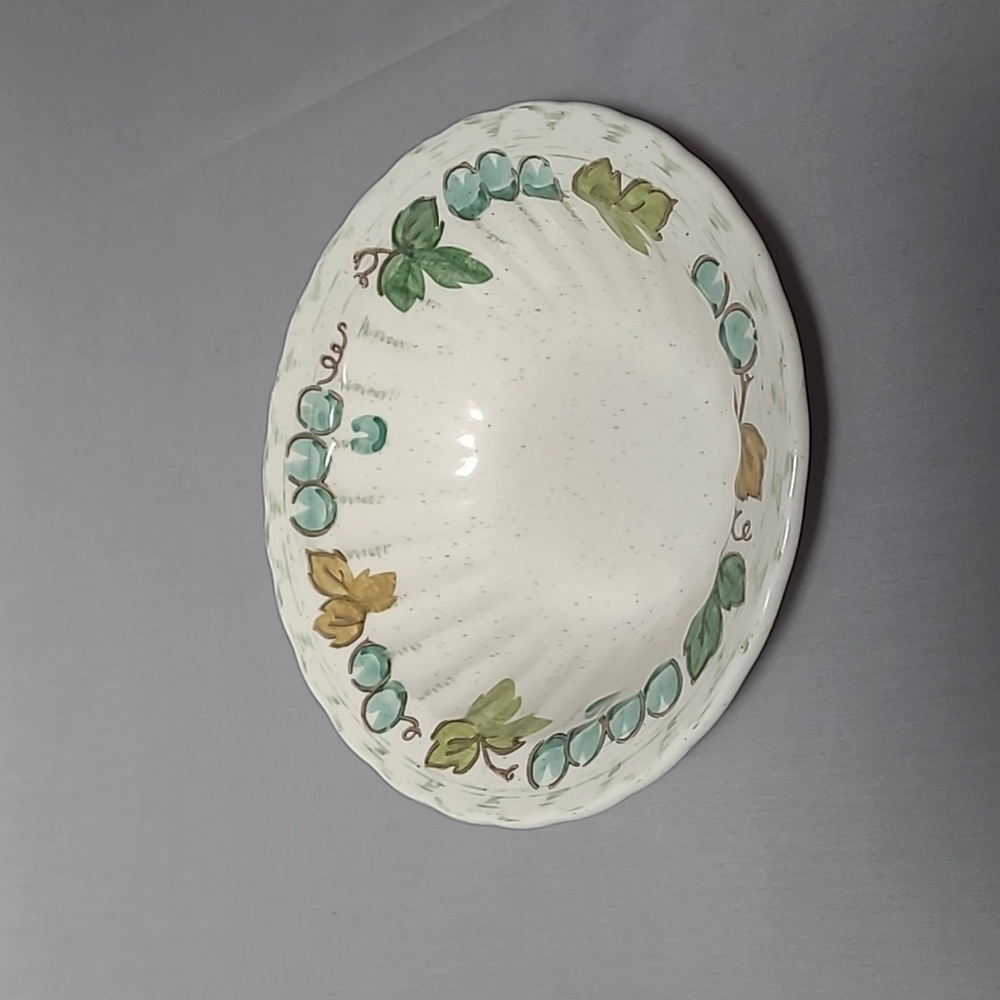 Vernon Ware Metlox Pottery California Vineyard Grape Cereal Bowl